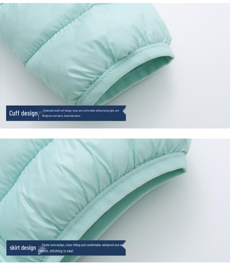 Children's Off-Season Down Coat Set: Toddler Boys & Girls Two-Piece Jacket for Autumn & Winter