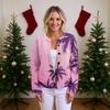 Women'S  Sweater Cute Fun Printing Sweater Fall And Winter Long Sleeve Knitted Sweater