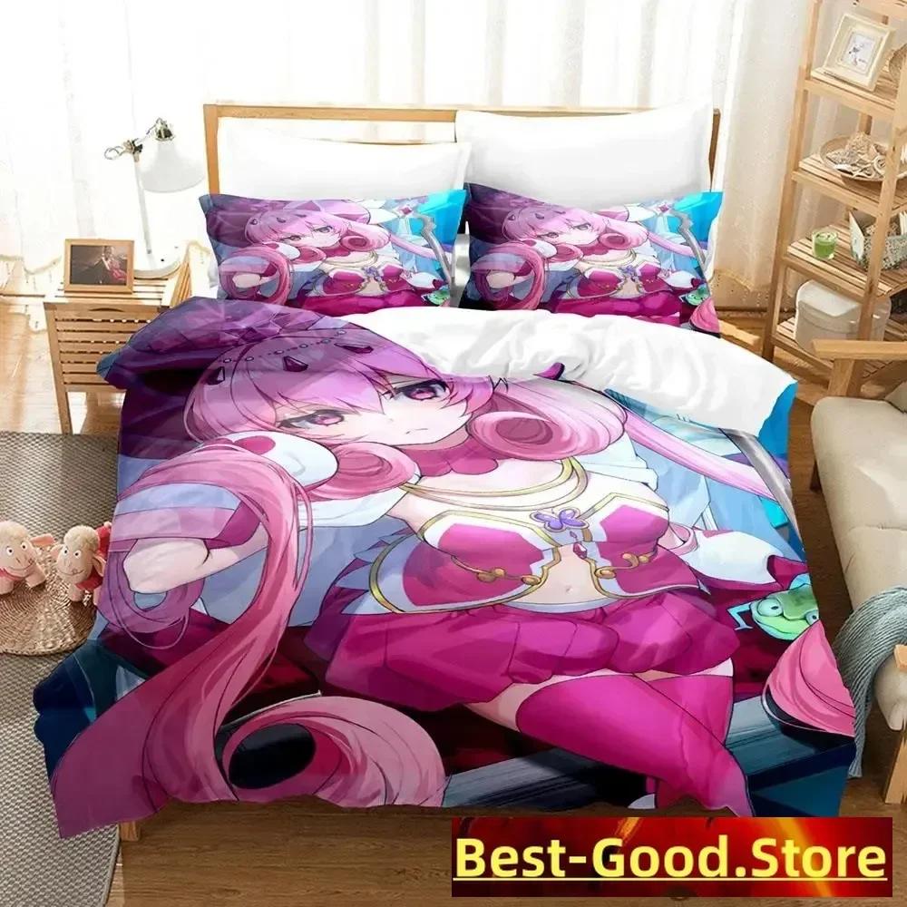 2023 Pink Neneka Bedding Set Single Twin Full Queen King Size Bed Set Adult Kid Bedroom Duvetcover Sets Anime Parure De Lit Bed
