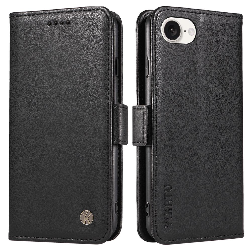 YIKATU YK-003 For iPhone 16e Case Leather Wallet Phone Cover Mobile Accessories Wholesale
