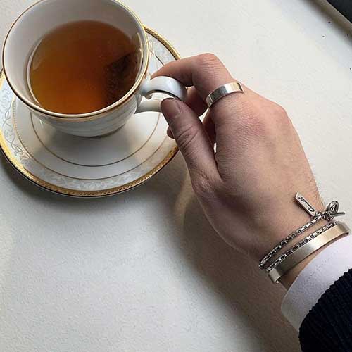 Qoocobb Minimal Double Strap Chain Bracelet-17