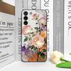 Retro Flower Hibiscus Golden Ink Painting Phone Case for OnePlus 12 13 R 11 10 9 Pro Nord 4 CE5 CE2 ACE2 ACE3 Frosted Soft Cover
