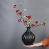European-Style Exquisite Ceramic Vase, Nordic Style Minimalist Home Furnishing Soft Ornament, Water Raising Flower Arrangement Device