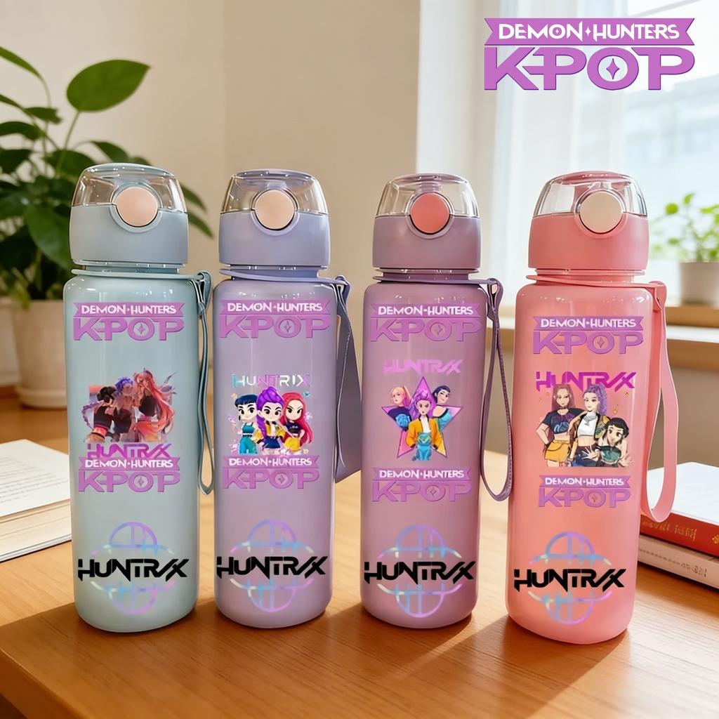 700ML KPOP Devil Hunter Stainless Steel Insulated Mug Anime Cartoon Style Portable Cup Fit designed for Students plus Children