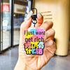 Bad Mood Relief Acrylic Keychain Ornaments: Personalized Gifts for Working People