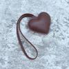 Car Keyring Heart Keychain PU Leather Bag Pendant Multi-color PU Leather Hanger  Women