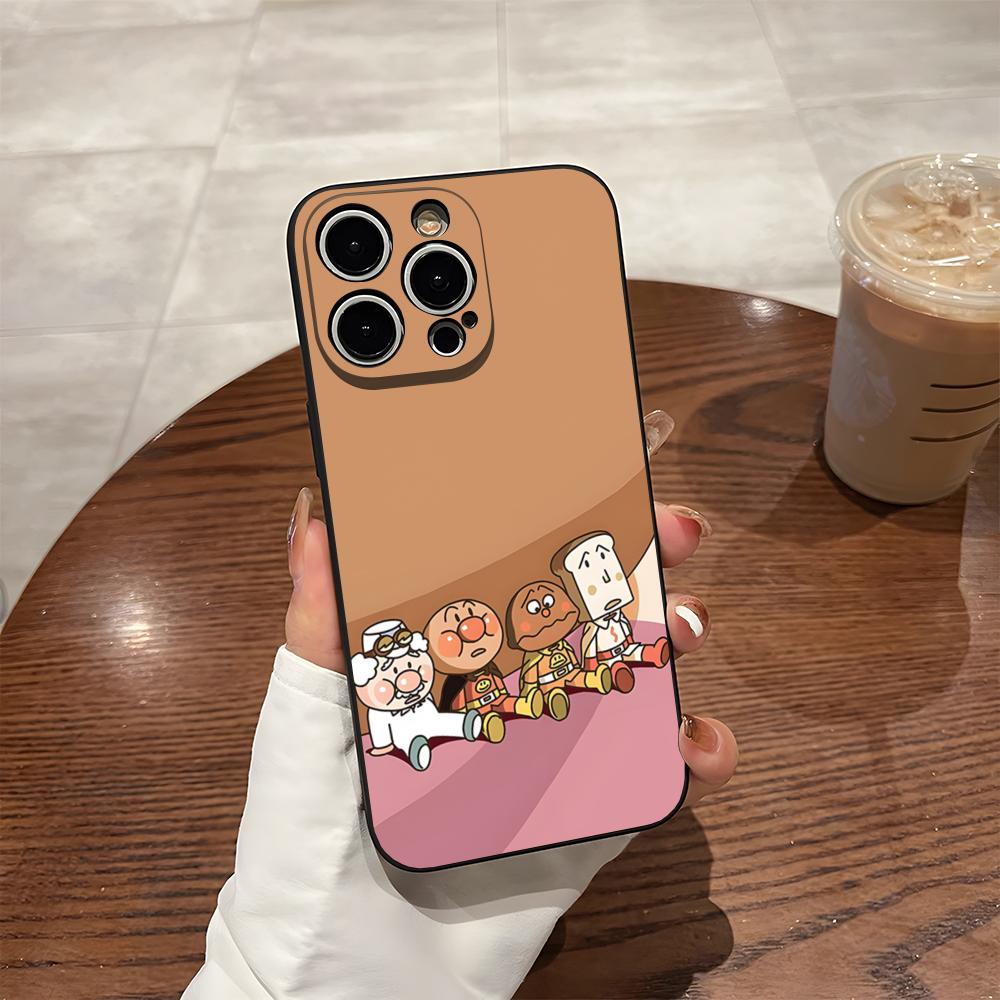 Phone Case For 17 Pro Max Iphone 14 Pro Max 12 16 15 13 Pro 11 Xr X Xs 8 7 Plus Back Cover Cartoon Cute Anpanman