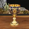 Home Retro Metal Wine Glass Whiskey Glass 30ML