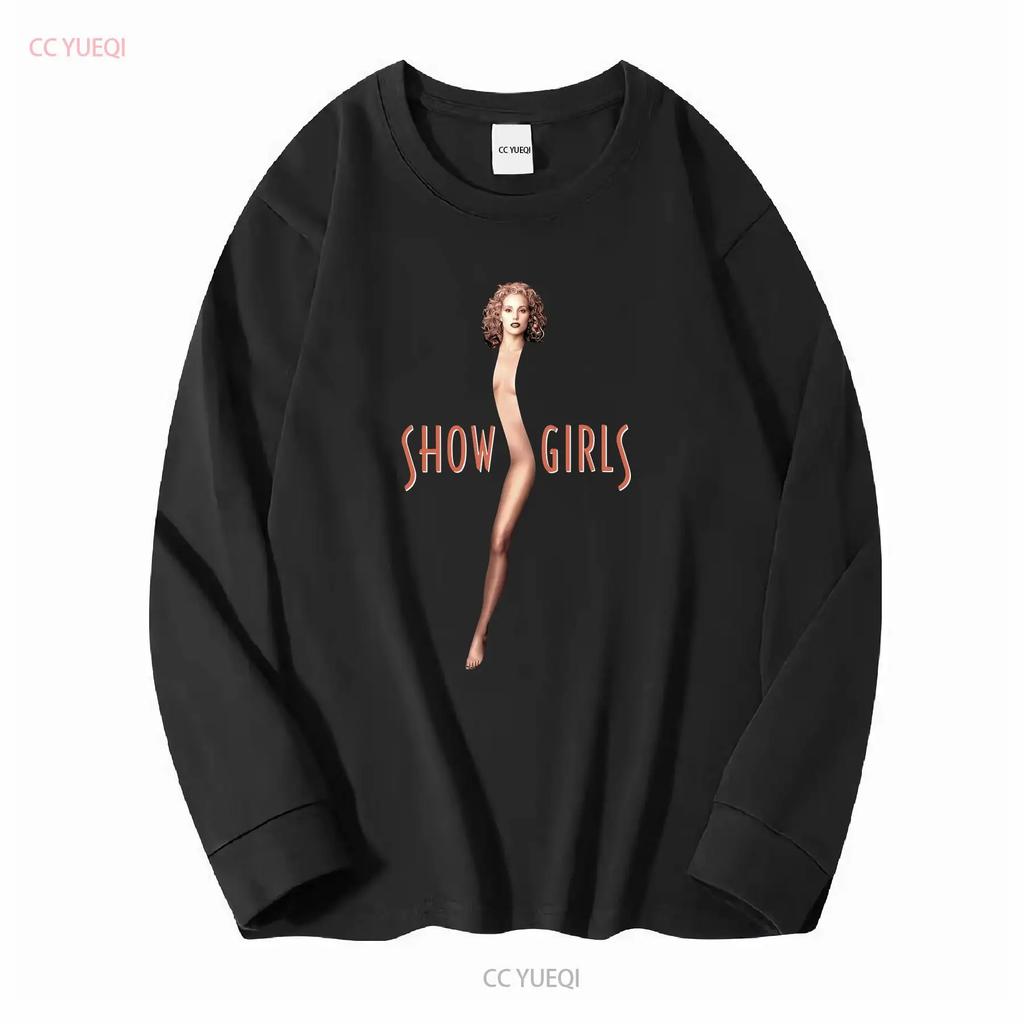 Showgirls Classic 90's 1995 Movie Retro T Shirt New Long or Short Sleeves Vintage Washed Soft Breathable Fashion Homme