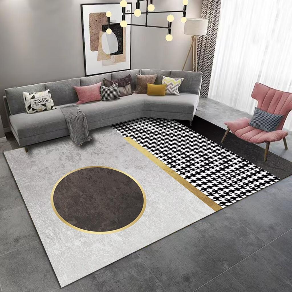 Living Room Carpet Dirt Resistant Carpet Household Sofa Coffee Table Carpet Bedroom and Anti Slip Pad