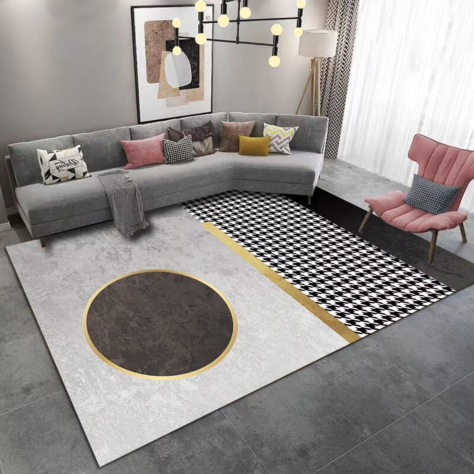 

Ковер для гостиной, грязеотталкивающий ковер, домашний диван, журнальный столик, ковер для спальни и противоскользящая подкладка 200 * 300cm