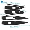 Real Soft Carbon Fiber For Toyota Camry 2018      2024 LHD RHD Car Window Lift Button Switch Panel Trim