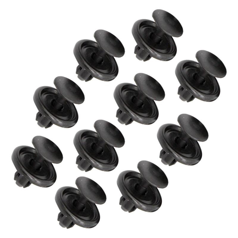 90467-07214 90467-A0037 A21294 100Pcs Radiator Splash Shield Push Type Fastener Retainers Clips Fit for Toyota Lexus Black Nylon
