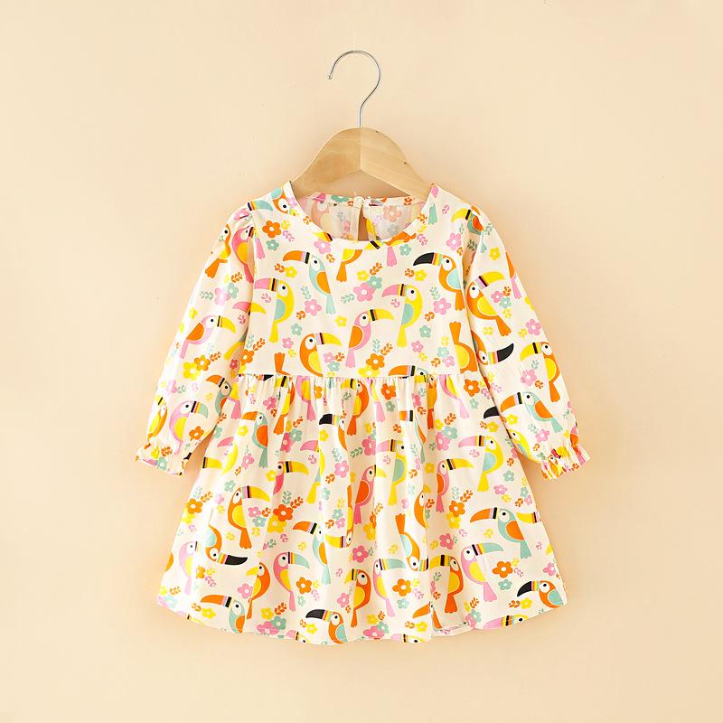 Podzimní princeznovská sukně pro dívky: Korejský styl pro batolata a malé děti