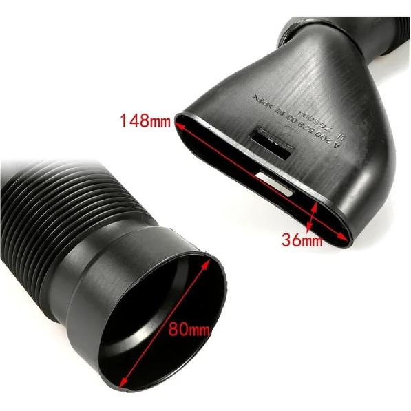Car Air Intake Duct Hose,Compatible With Mercedes W209 Part Of CLK Series 2095280307 2095280207 Intake Manifold Auto Parts Intake Pipe(Right)
