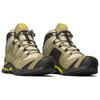 SALOMON XA Pro 3D Mid GTX Leather Casual Slip Resistant Durable Mid Outdoor Functional Shoes Unisex Shoes Brown Yellow 471707