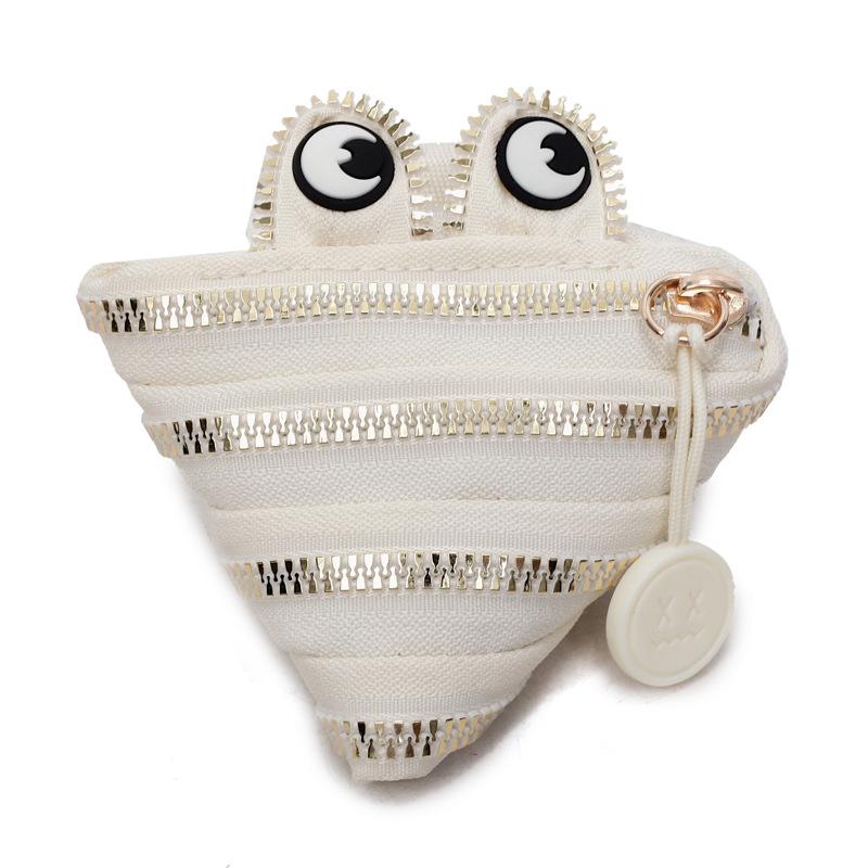 

Монстр Молния Креативный Чехол для Мелочи Ключей Помады Наушников Подвеска Маленький Чехол для Наушников бежевый