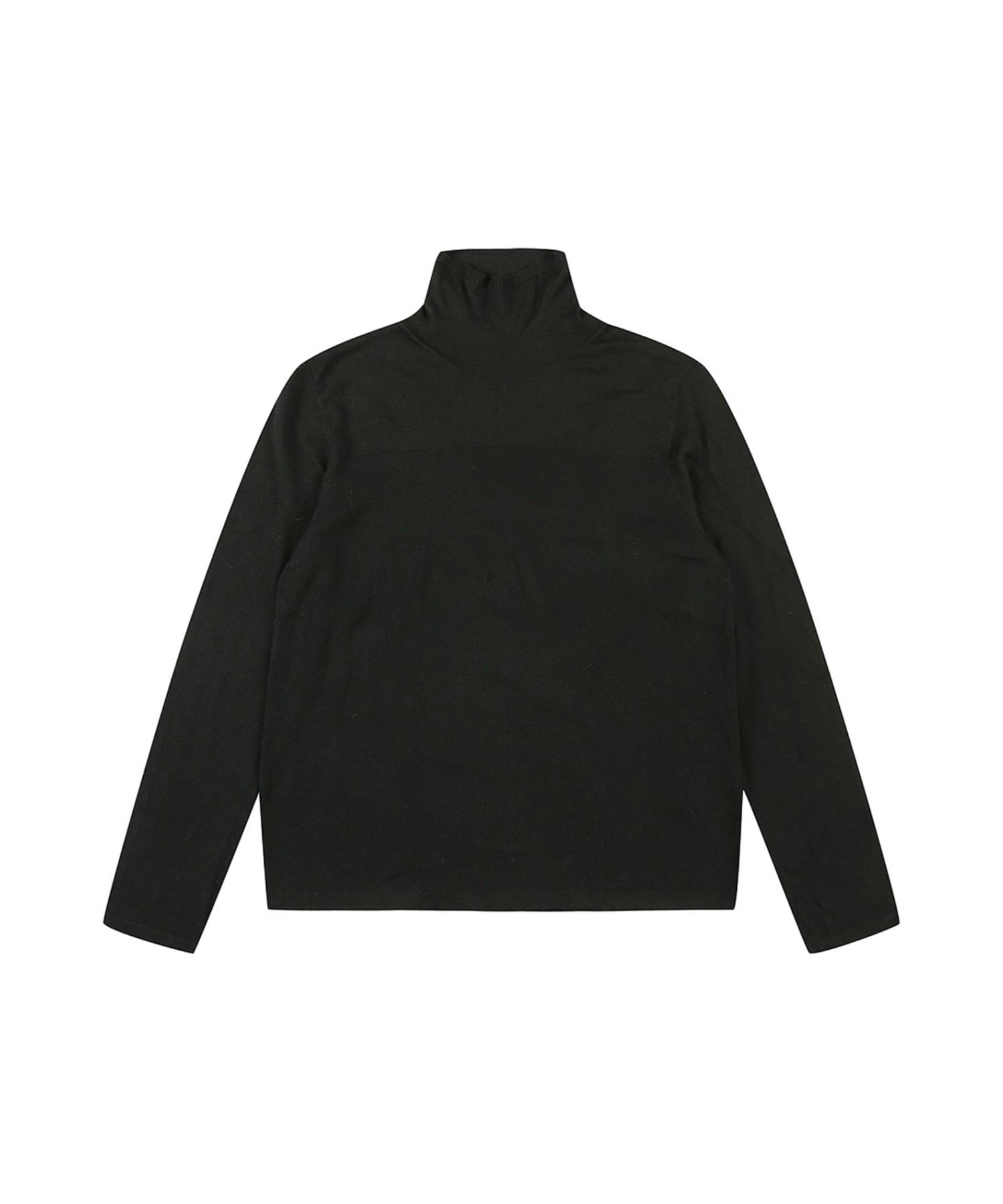 Misens See-Through Turtleneck Knit_Mb3Yknpd09Z Color: Black(Bk)/5(55)