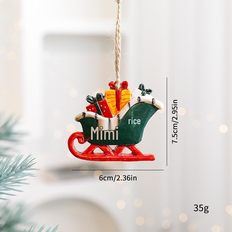 Cross-border Christmas Reindeer Ornaments: Cartoon Tree Decorations & Holiday Accessories