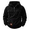 Men's Casual Multi-Pocket Zipper Hoodie - European Style for Autumn/Winter 2025