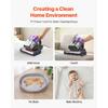 SucceBuy Mattress Vacuum Cleaner w/ 18Kpa Powerful Suction Dual Dust Bin HEPA Filter & Heating Ultrasound Handheld for Bed Sofa
