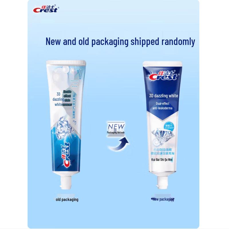 Crest 3D Whitening Dual Effect Toothpaste