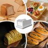 With Bread Crumb Tray Toast Slicer Adjustable Width Bread Slicing Plate Manual Bread Slicer  Loaf