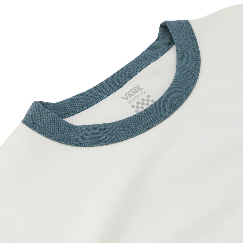 Vans Fashionable Versatile Round Neck Short Sleeve T-Shirt Women Tops Off-White VN000NMMFS8