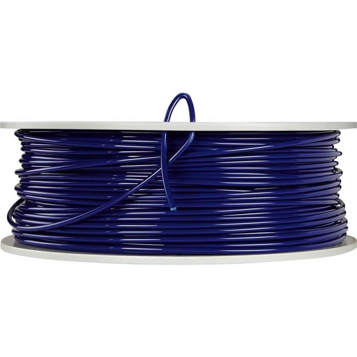 Filament PETG Verbatim 55063 - Bleu RAL 5002 - 2.85 mm - 1 kg