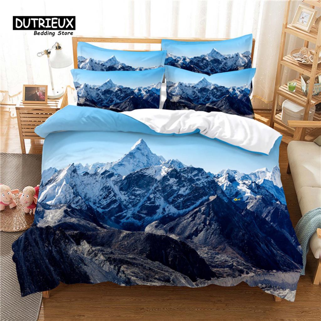 Beautiful Scenery Duvet Cover Set, Fashion Bedding Set, Soft Comfortable Breathable Duvet Cover, For Bedroom Guest Room Decor