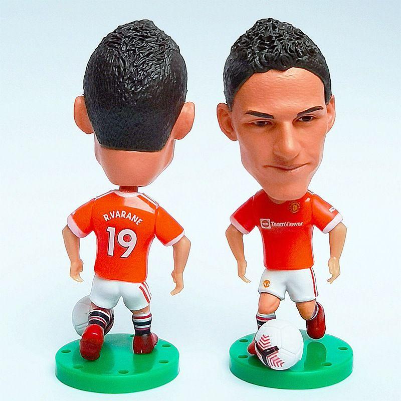 Player Mini Soccer Figures Sports Model Dolls Football Star Decoration Home