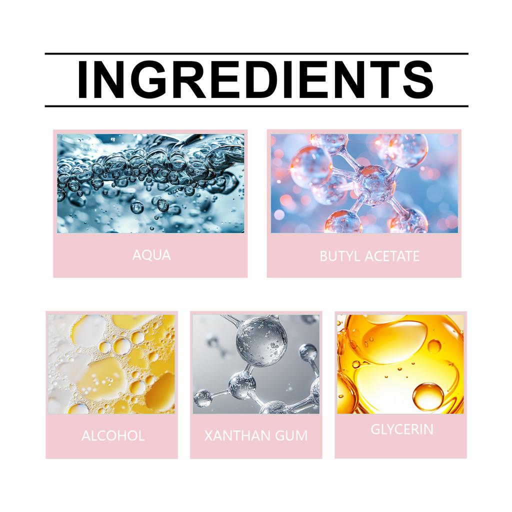 The Nail Polish Remover Is Gentle And Does No Harm To The Nails. The Pusher For Removing The Base Glue Is Odorless,3ML