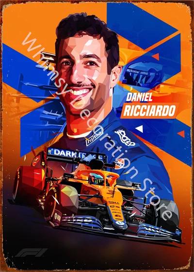 Vintage Classic Sports Car Racing F Car Metal Tin Signs Ratro Plate Home Bar Pub Garage Spark Plug Decorative Plaques Cuadros