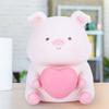 Niedliches Cartoon Sparschwein Spardose Glas mit Nachtlicht Heimdekoration Kindergeschenk Typ A