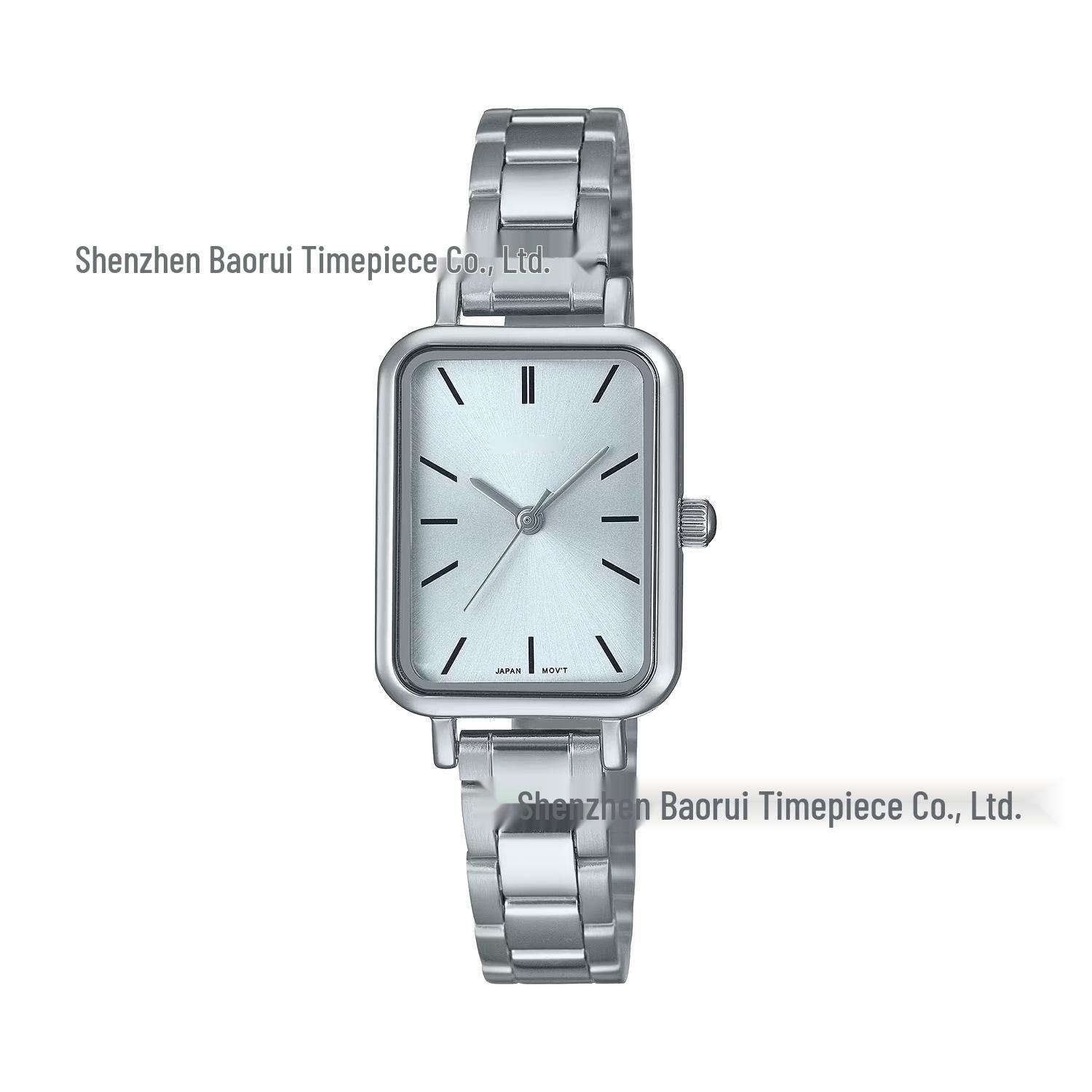 Women s Small Square Ultra-Thin Waterproof Quartz Watch - LTP-009 Light Luxury