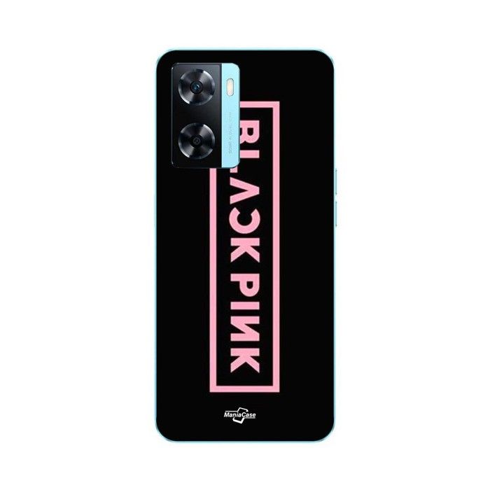 Handyhülle - MANIACASE - Oppo A57s 4G - Silikon TPU - Schwarz - Blackpink VIP Tickets