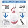 Expandable Shower Hose, 69 Inches Extra Long for Bathing & Toilet Cleaning, Leakproof Flexible Hose Extension with Adjustable Holder