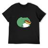 Camiseta Sapo Comendo Cachorro-Quente secagem rápida croswit shirt homem fantasias engraçadas rapper graphic tees camiseta oversized homem