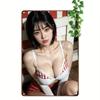 Anime Girl Metal Tin Sign Retro Wall Decor Aluminum Art Gift for Fans