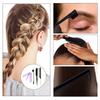 4Pcs Detangling Brush Set Edge Brush Teasing Brush Hair Styling Comb Metal Pin Ratted Tail Combs Folding Hair Comb