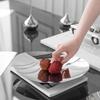 Stainless Steel Dish Fruit Platter Food Plate Metal Fruit Bowl Serving Tray for Table Decoration Home Decor Party