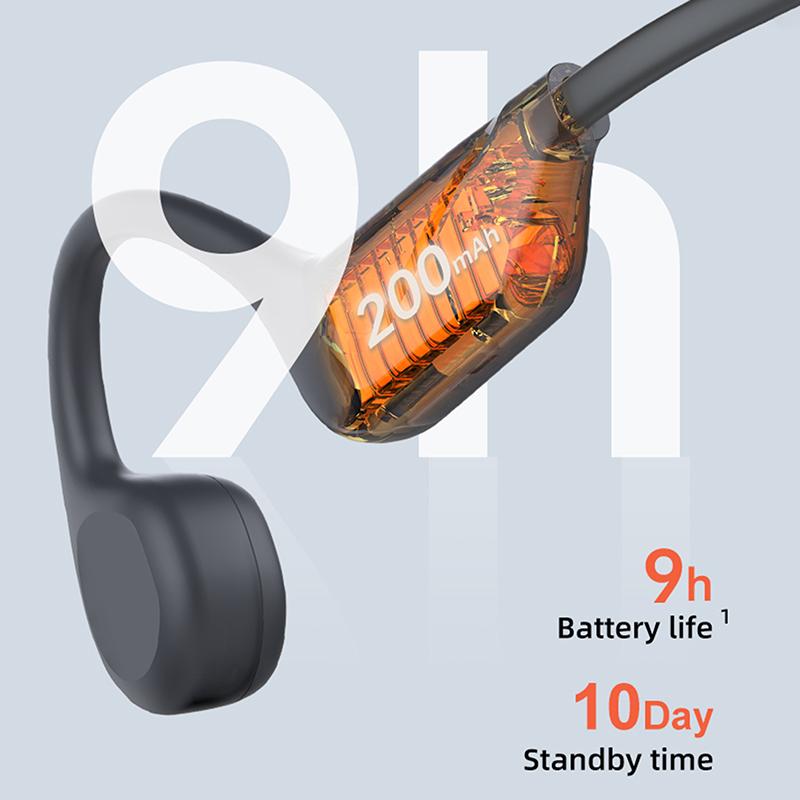 

S1 Bone Conduction Headset Outdoor Running Sports Neckband Open Ear Bluetooth-compatible Earphone A