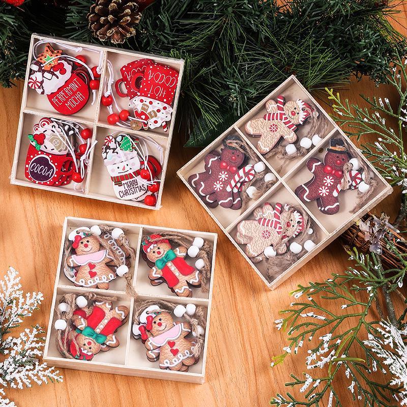 Ornamenti di Natale a Cartoni Animati: Set Regalo Omino Pan di Zenzero & Bambola Gelato