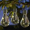 Led Solar Light Bulb Built-in 40mah Battery Outdoor Hanging Lanterns For Party Garden Home Patio