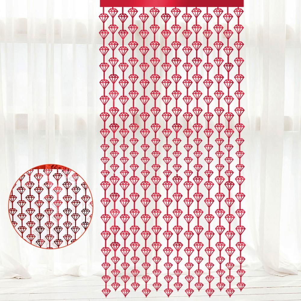 Eyecatching Meter 1x2 Party Decoration Curtain In Multiple Colors Ideal Celebrations For