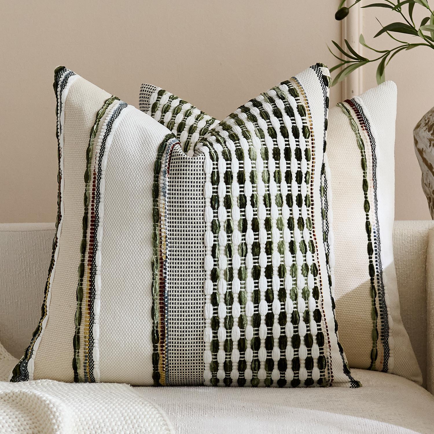 2026 Nieuwe Boheemse Stijl Kussenhoes Chenille Vintage Sierkussenhoezen Zomer Bank Slaapkamer Decoratief Handgemaakte Kussensloop 45x45cm