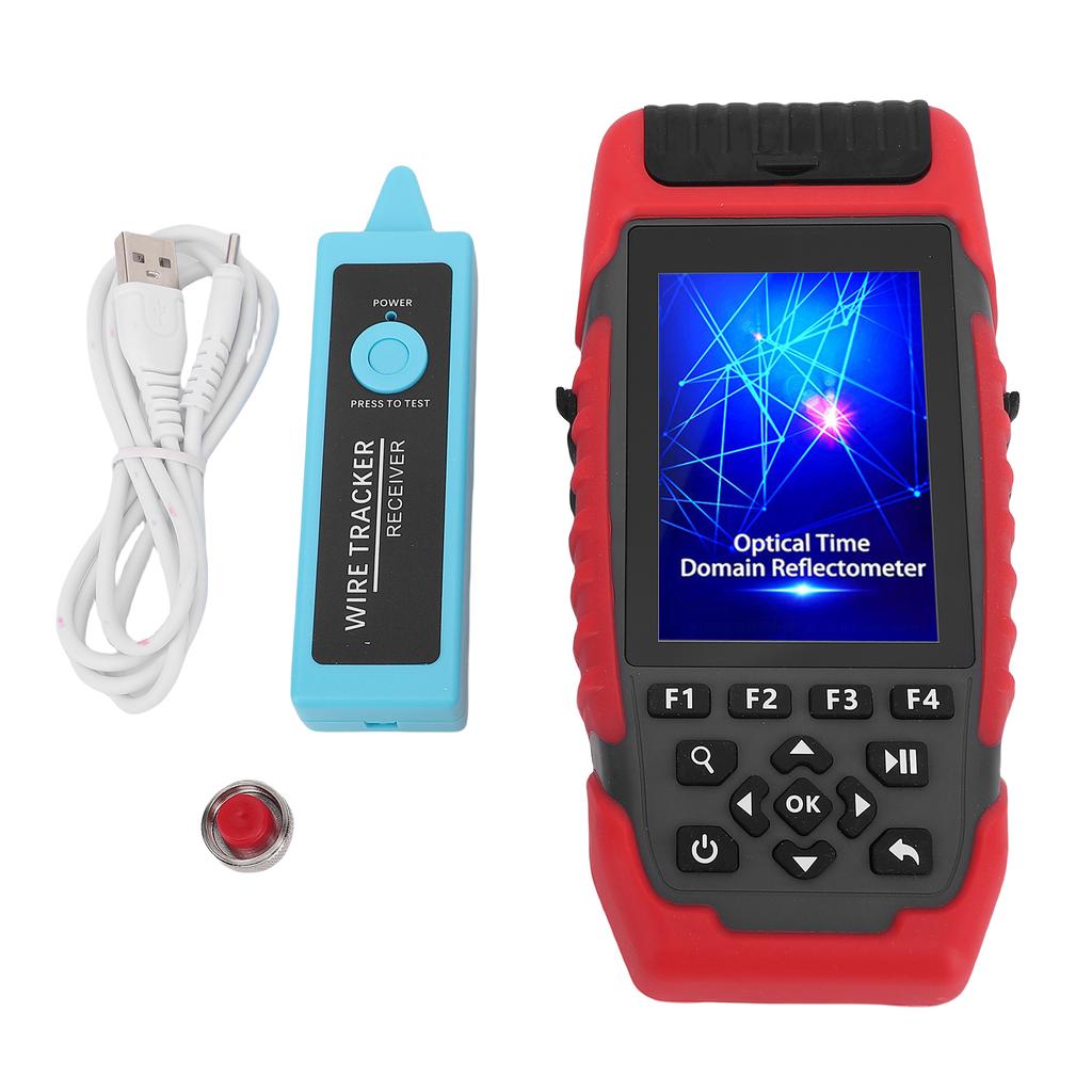 OTDR Optical Fiber Tester 1310 1550nm 24dB 22dB SM 3.5 Inch LCD Touch Screen Fiber Network Tester