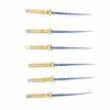 6pz Lime Canalari Endodontiche F1 Metallo Elastico Portatile Inossidabile Set Lime Endodontiche Dorato 0,98 pollici