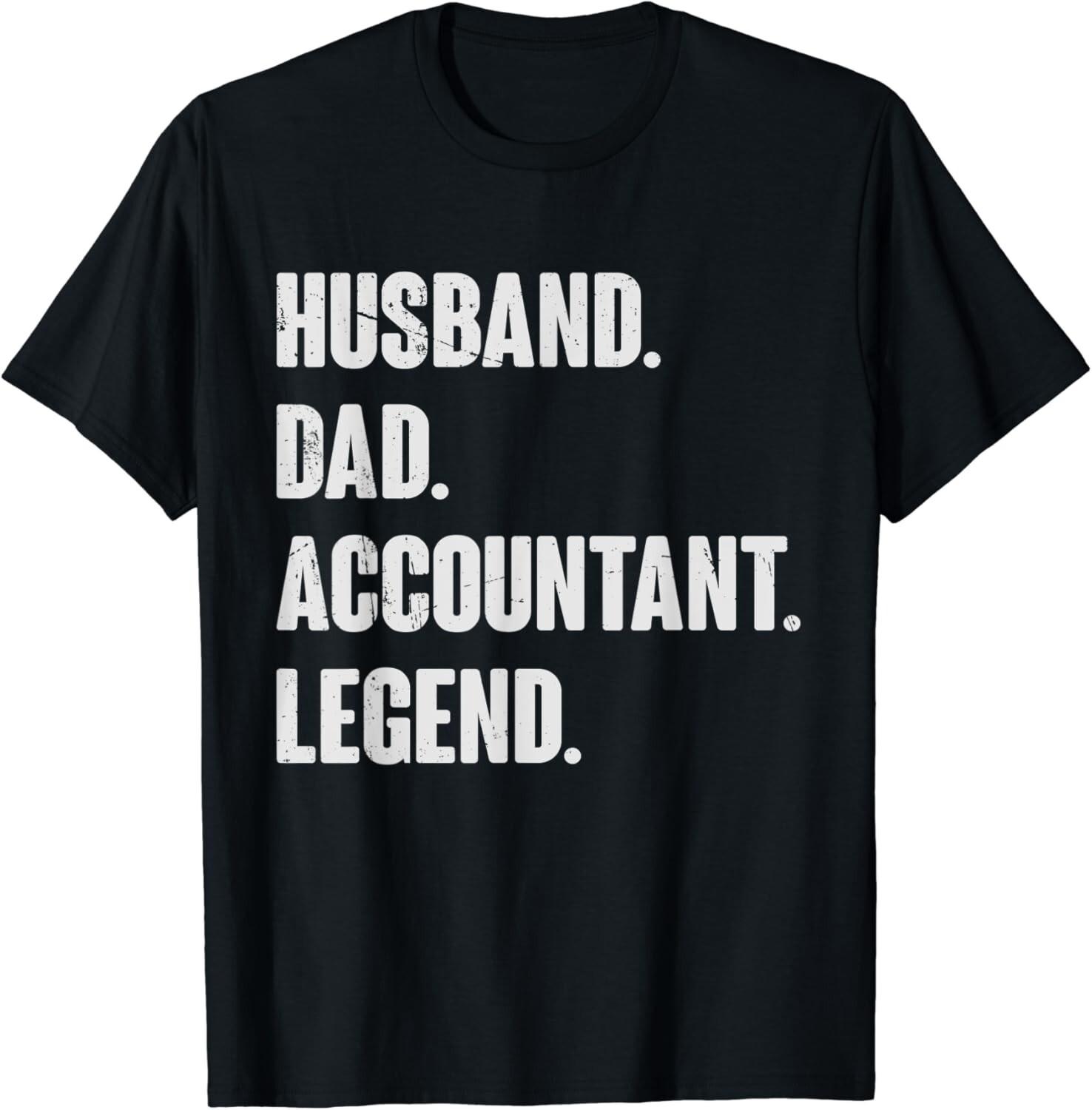 Accountant Dad Tee Funny Accountant Dad Gift Unisex T-Shirt S разноцветный