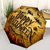 1pc Halloween Happy Day Cartoon Umbrella, Portable 3-Fold Compact Umbrella, Suitable for Camping, Hiking and Travel, Ideal Easter Birthday G